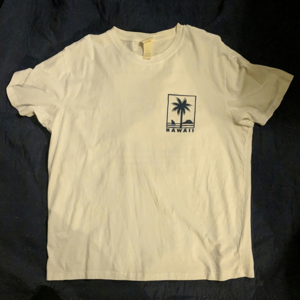 White Hawaii tee